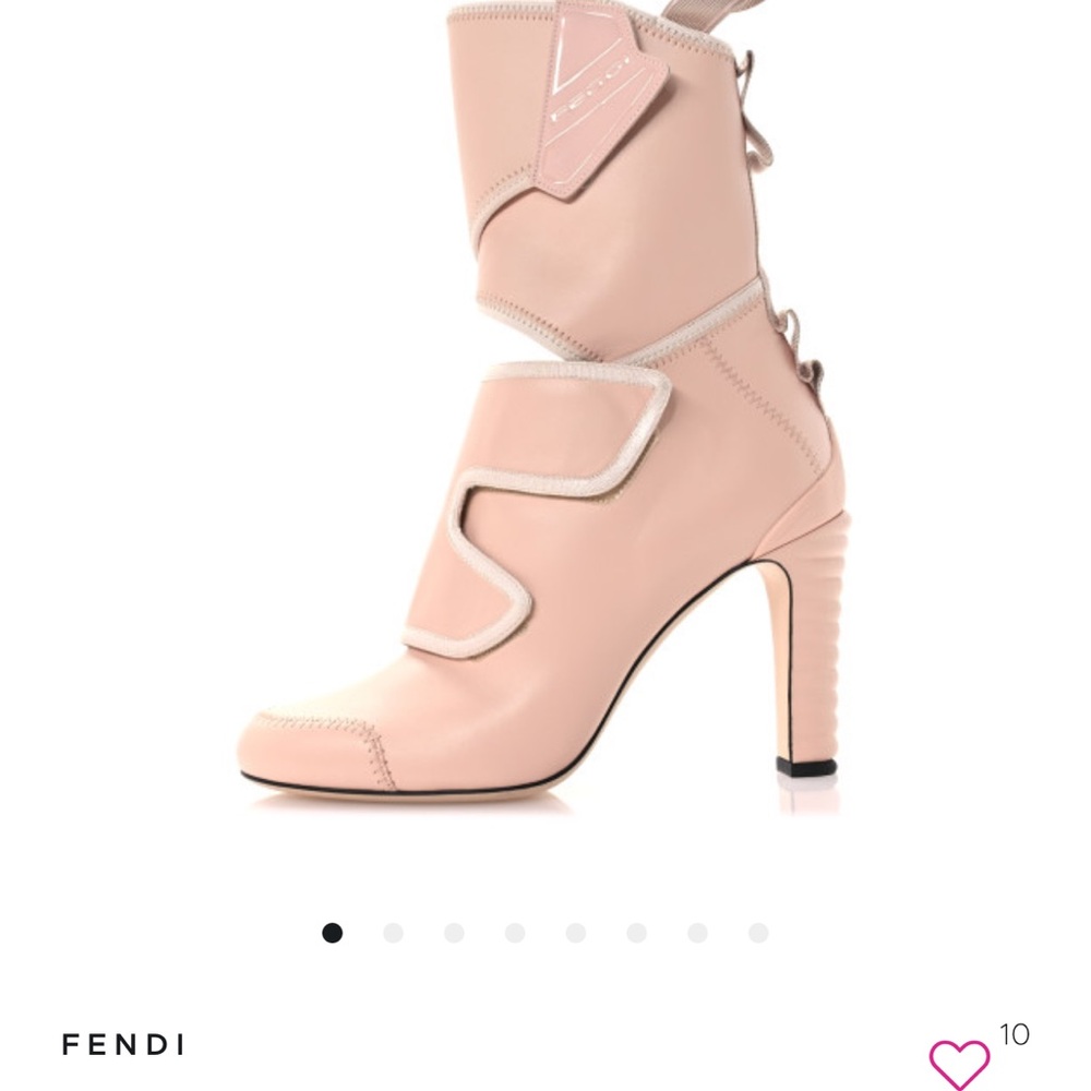 Kylie Jenner’s Vitello Logo Tape Promenade Ankle Boots 38.5 - Picture 2 of 9